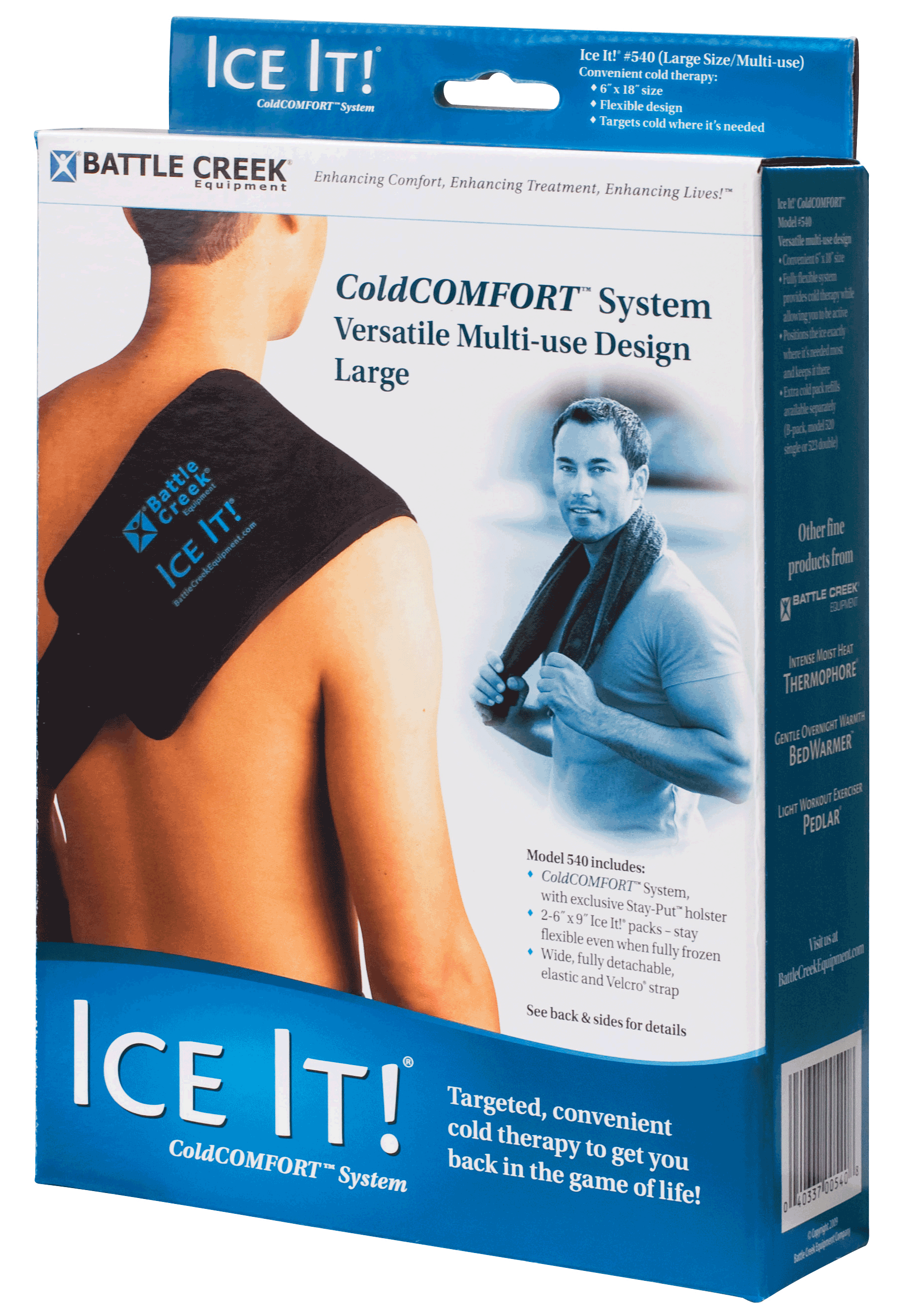 "Ice It ColdCOMFORT System, Large 6"" x 18"""