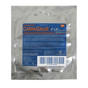 "CarraGauze Hydrogel Gauze Pad, 4"" x 4"""