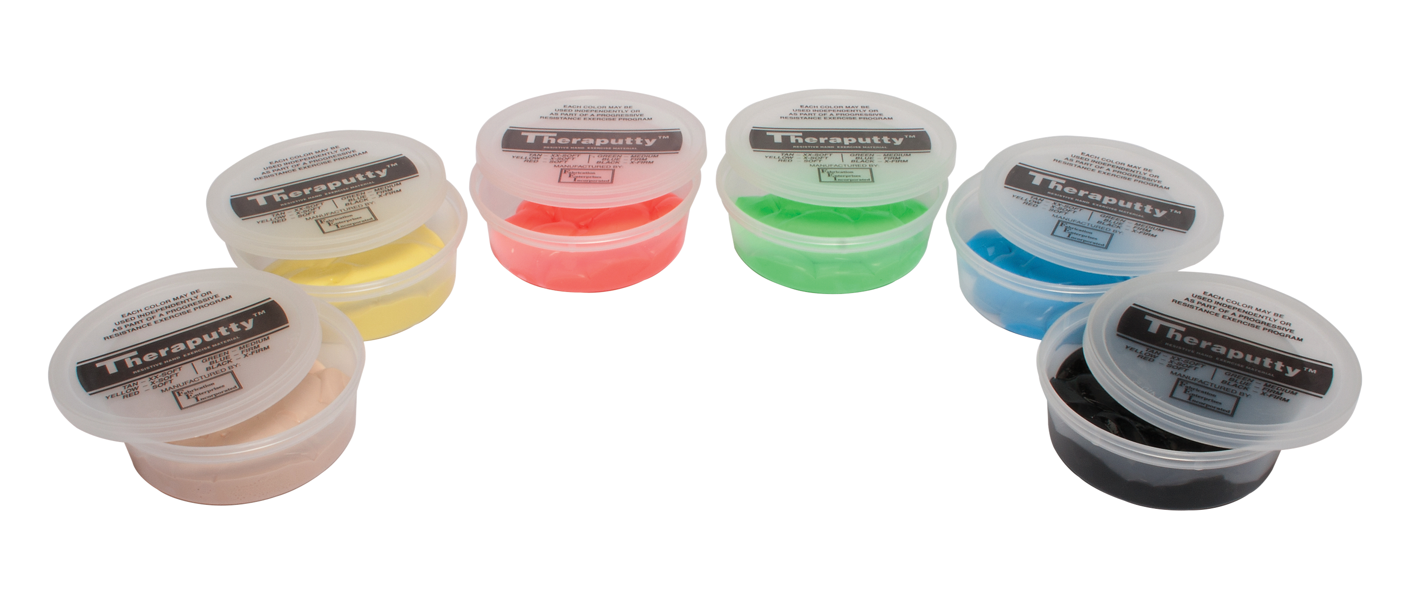 CanDo Theraputty Standard Exercise Putty, Green Medium, 4 oz.