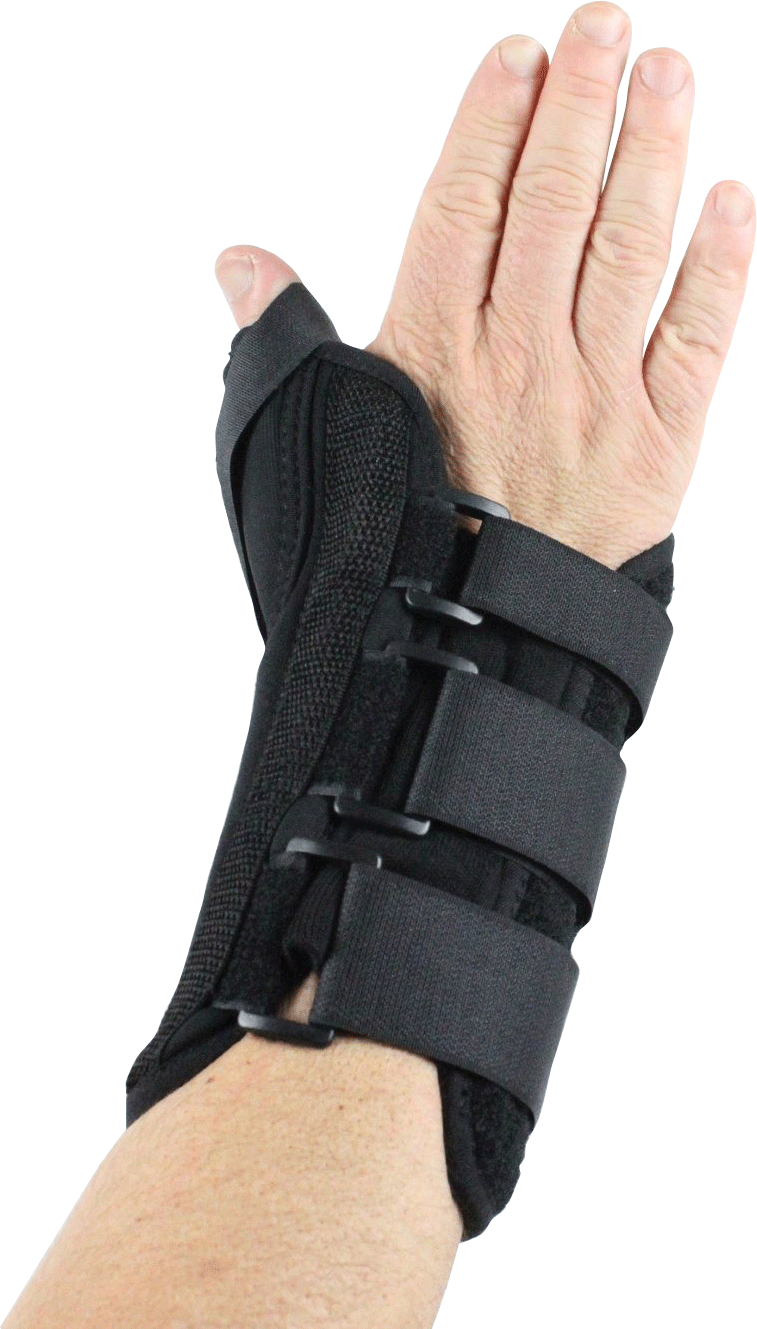 Right Wrist-Thumb Splint, Medium, 6-1/2" to 7-1/2" Wrist Circumference