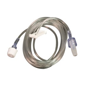 "Minibore Extension Set 60"", 1-9/10 mL Priming Volume, Female Luer-Lock, Slide Clamp"