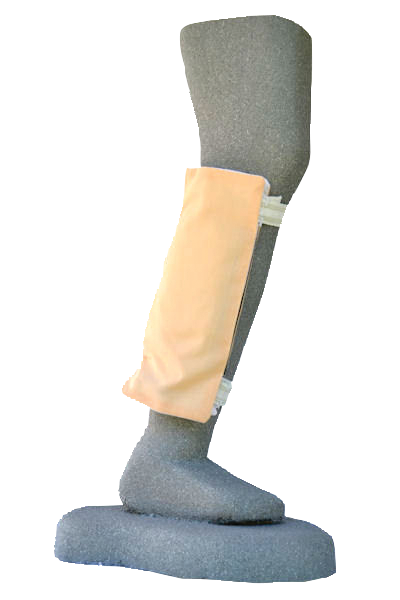 Urine Leg Bag Cover with Hook-n-Latch Closure, 900 mL Capacity, Tan