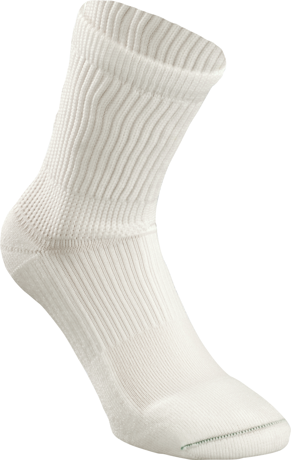 Euros RX Diabetic Crew Socks, Large, White