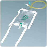 Dispoz-a-Bag Leg Bag with Flip-Flo Valve, Tubing and Straps, 19 oz.