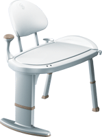Premium Transfer Bench, Adjusts 16.5"-21", 400Lb