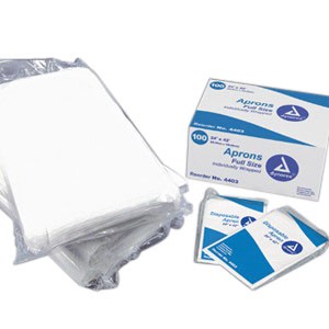 "Polyethylene Apron,  24"" x 42"""