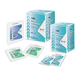 "Non-Woven IV Sponge Sterile 2's, 2"" x 2"", 6-Ply"