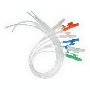 Suction Catheter, 18Fr w/Control Valve, 50/Cs
