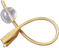 2-Way Silicone-Elastomer Coated Foley Catheter 6 Fr 3 cc
