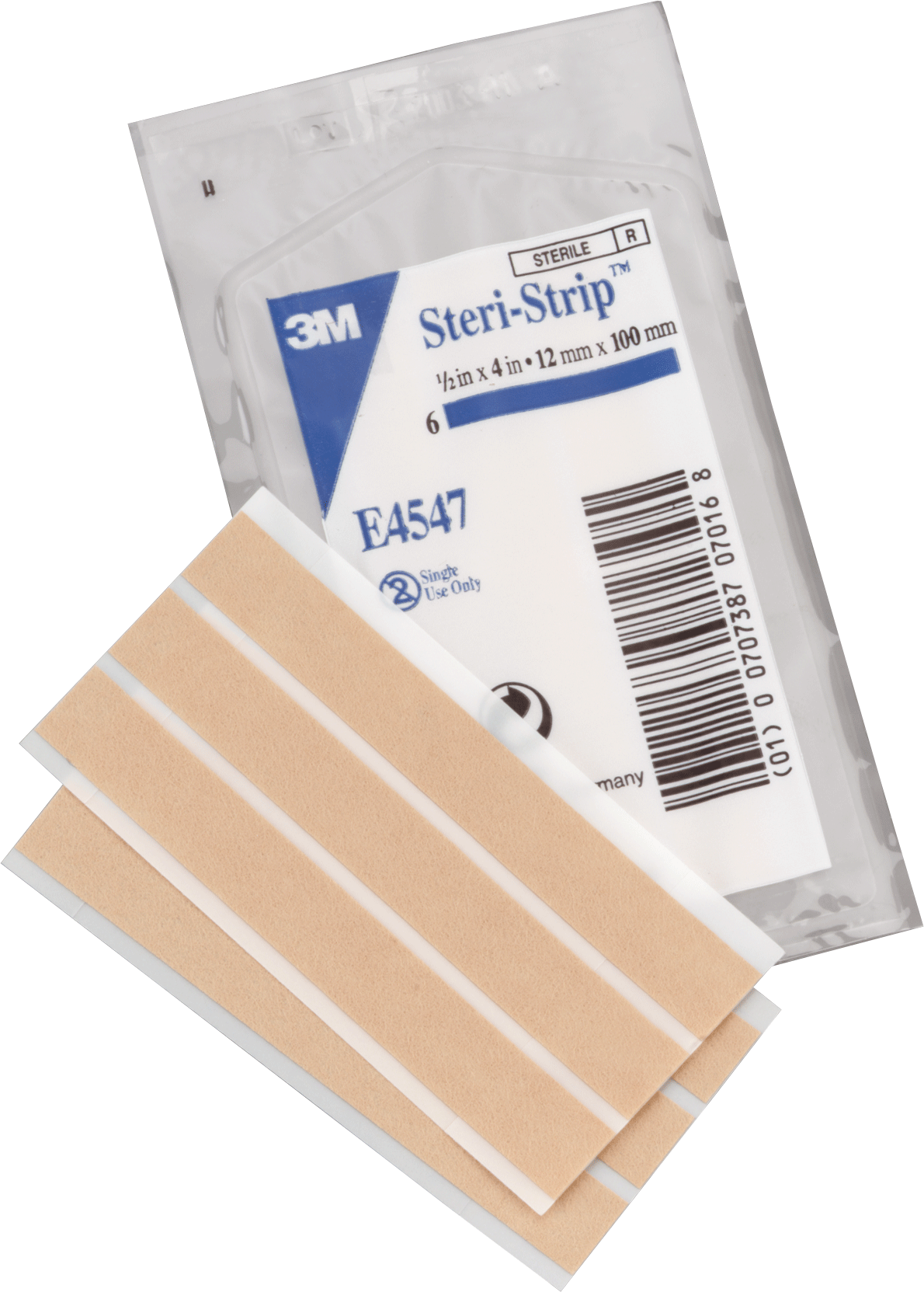 "Steri-Strip Elastic Skin Closure Strip 1/2"" x 4"""