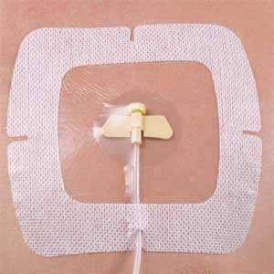 LVAD 6 Inches by 6 Inches Dressing With Universal Tape Strip