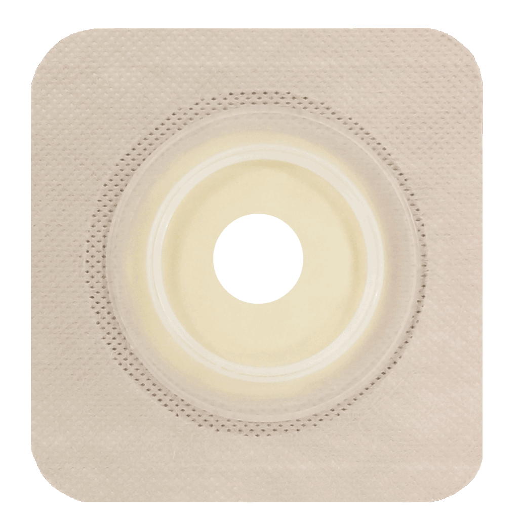 "Securi-T USA Standard Wear Wafer Tan Tape Collar Pre-Cut 1-1/8"" (4-1/4"" x 4-1/4"")"
