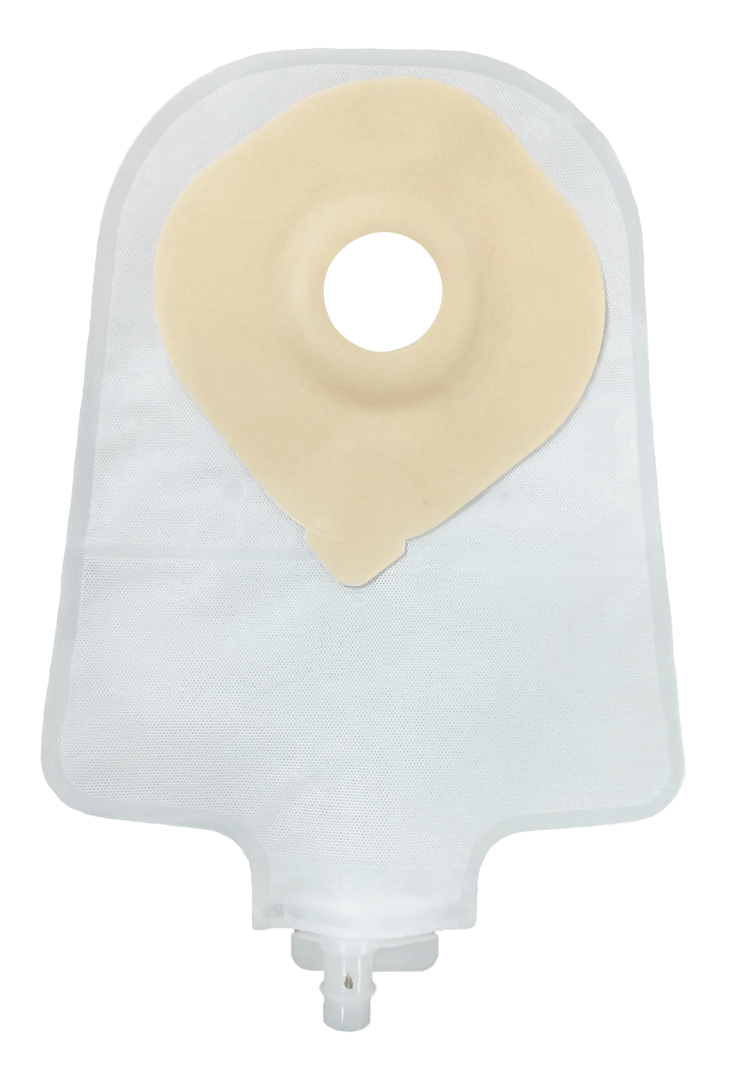 "Securi-T USA 9"" 1-Piece Urinary Pouch Convex Pre-Cut 7/8"" Transparent Flip-Flow Valve (includes 1
