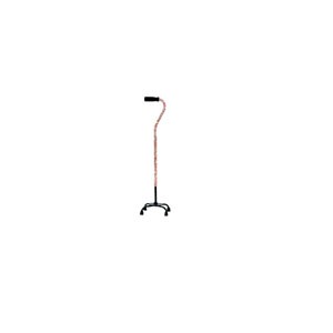 Designer Quad Cane, Floral, Small Base