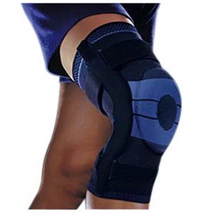 GenuTrain S Active Knee Support with Sidebars, Size 3, Left, Black