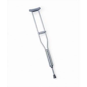 "Aluminum Crutches, Latex Free, Fits Adults 5'2""-5'10"""