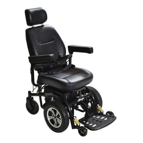 Trident Standard Power Wheelchair Front-Wheel Drive, 20"