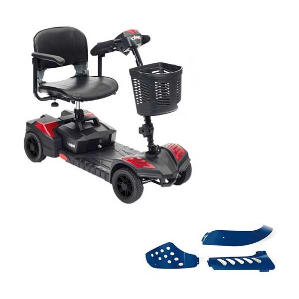 SPITFIRE SCOUT 4-Wheel with 20AH Battery, Red/Blue