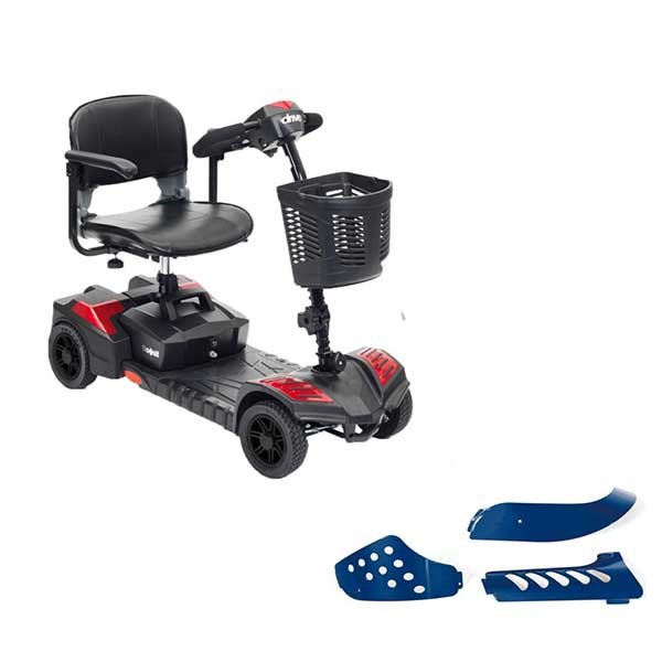 SPITFIRE SCOUT Deluxe 4-Wheel with 20AH Battery, Red/Blue
