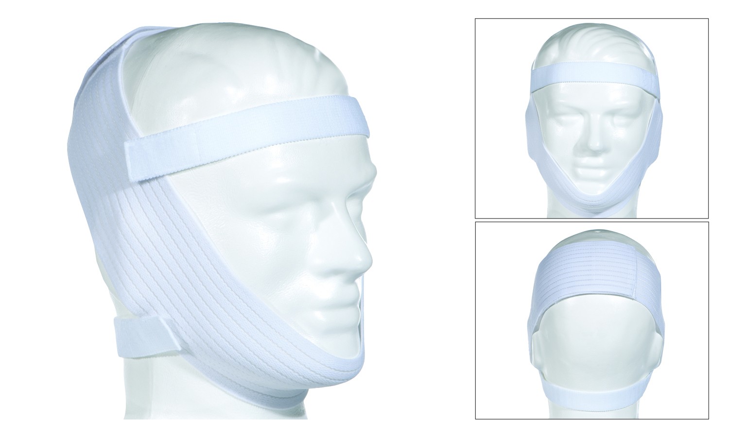 Premium Chin Strap, White