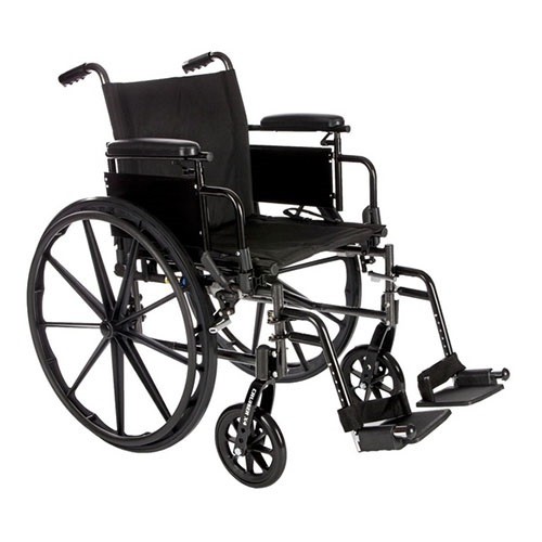 "Kona Wheelchair, 20"" with Desk Arms and Elevating Legrests"