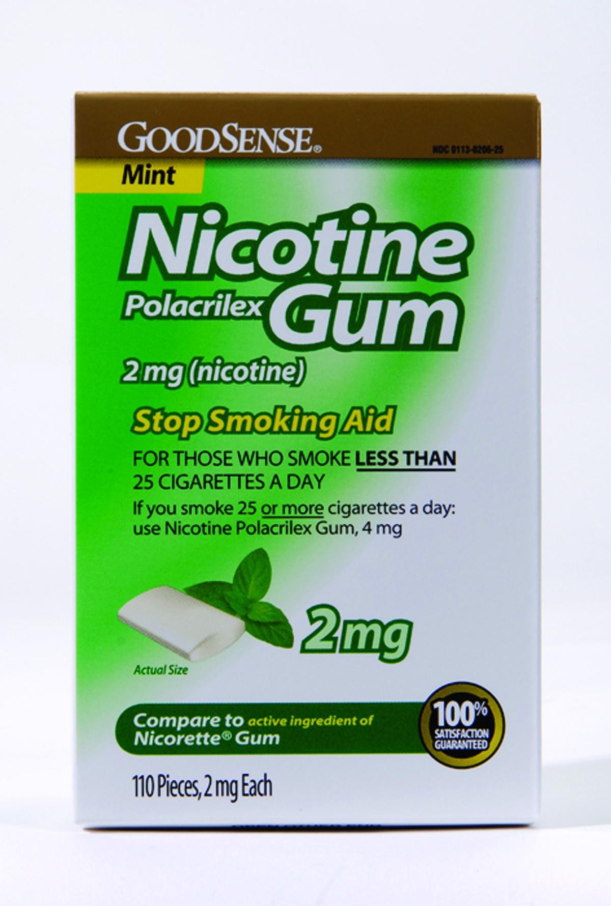 NICOTINE MINT GUM 2MG 110CT
