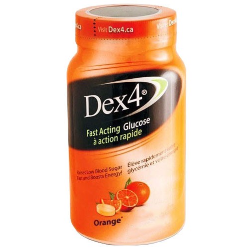 Dex 4 Glucose Tabs, Orange