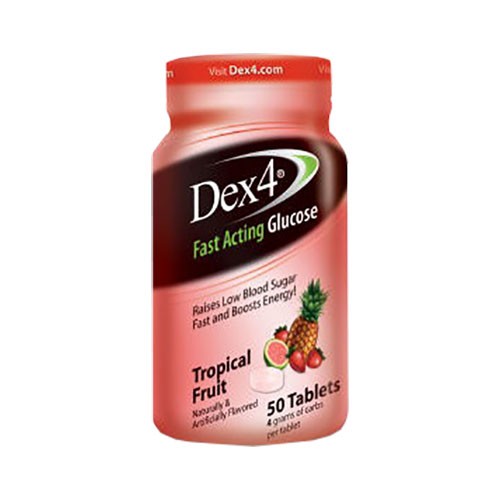 Dex 4 Glucose Tabs, Tropical Fruit