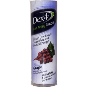 Dex 4 Glucose Tabs, Grape (10 count)