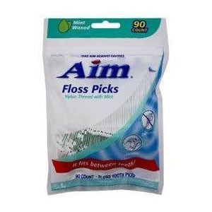 Dental Flossers with Pick, Mint (90 Count)