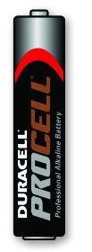 Procell Alkaline Battery, Size AAA, 1.5V