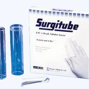 "Surgitube Tubular Gauze Bandage, Size 1 White, 5/8"" x 50 yds. (Small Fingers and Toes)"