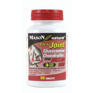 Glucosamine/Chrondroitin 1300/1200 Plus MSM 500 Tab, 90 Count