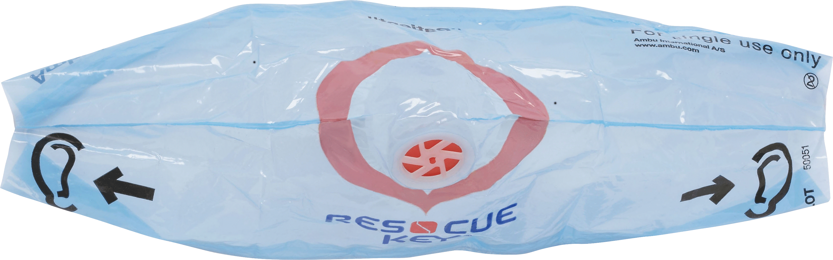 Res-Cue Key by Ambu, CPR Barrier Mask Adult and Child Refill Pack