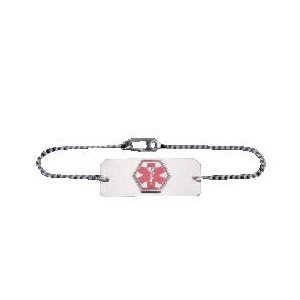 Acu-Life Medical ID Diabetic Women's Bracelet, 8-1/2" Chain