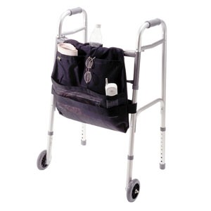 Front Mount Walker Carry-On, 17-1/2" x 18-1/2" x 1", Black