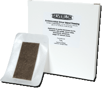"Silverlon Island Wound Dressing 4"" x 12"""