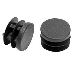 Plug Button for Wheelchair, 7/8" Tubing, Black