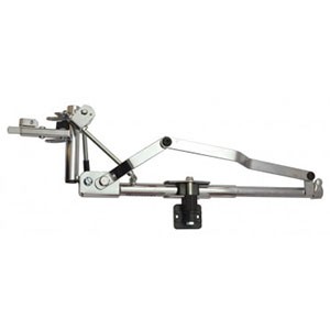 Articulating Legrest Support Assembly, Right, Hemi, Chrome