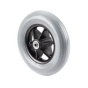Replacement Front Caster for Wheelchair, 8" x 1-1/4"