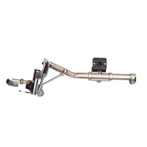 Legrest Upper Support Assembly, Left, Chrome