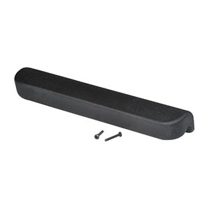 Full Length Waterfall Arm Pad with Screw Kit, 13" x 2-5/8", Black, Urethane