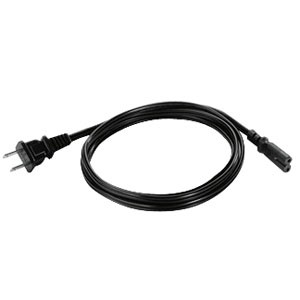 AC Power Cord 6 ft. 6-1/2" L, 115VAC, 3 Prong On-board