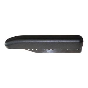 Full Length Arm Pad, 15" x 2-5/8", Black Urethane