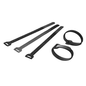 Power Cord Strap with Hardware, Hook and Loop Strap