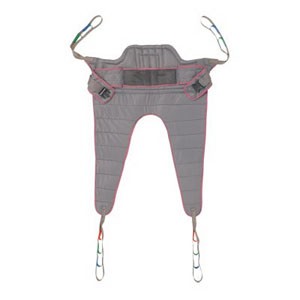 Transfer Sling with Waist Belt, Medium, Purple/Gray, Solid Polyester