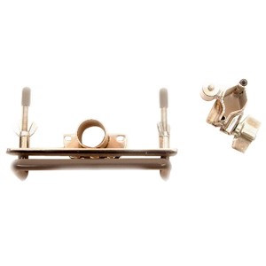Upper Bracket Includes Clamp and Wing Nut, Grey