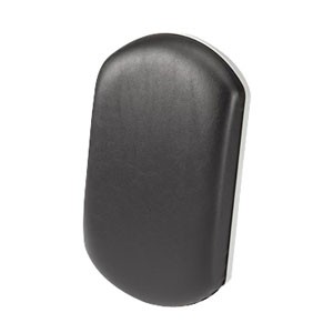 Legrest Calf Pad with Hardware for 16" - 22" Tracer Wheelchair, Black Vinyl Upholstery