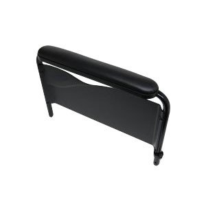 Fixed Height Conventional Full Length Armrest Kit Right, Black Vinyl Upholstery