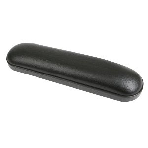 Removable Adjustable Height Space Saver Desk Length Arm Pad Kit Left, Black Frame, Black Vinyl Uphol